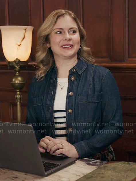 Sam’s denim shirt jacket on Ghosts
