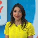 Samantha Cassetty’s yellow dress on Today