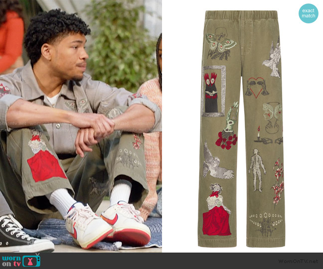 Samuel Zelig New Rituals Pant worn by Deion (Taiv Lee) on All American