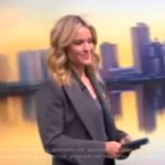 Sara’s gray layered blazer on The View