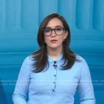 Savannah’s blue long sleeve polo top on Today