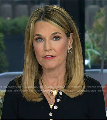 Savannah’s gold moon pendant necklace on Today