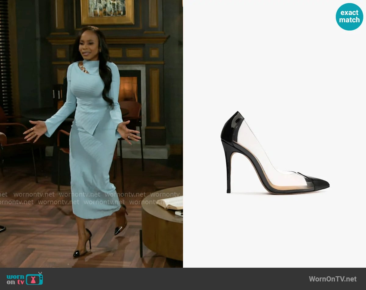 Schutz Cendi Pumps worn by Hayley Lawson (Marquita Goings) on Beyond the Gates