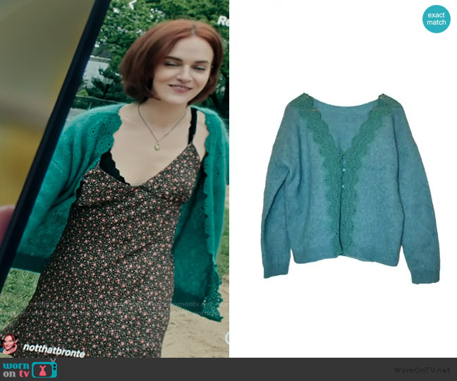 Sezane Astride Jumper in Winter Green worn by Bronte (Madeline Brewer) on You