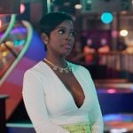 Shamea’s green logo shorts on The Real Housewives of Atlanta