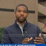 Shaquille Brewster’s quilted jacket on Today