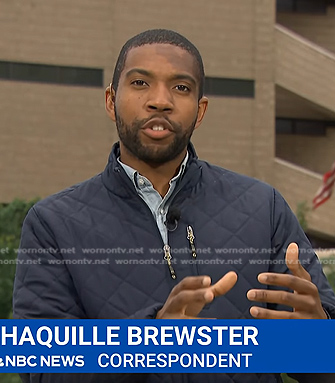 Shaquille Brewster’s quilted jacket on Today