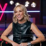 Sheryl Crow’s black studded leather dress on The Voice