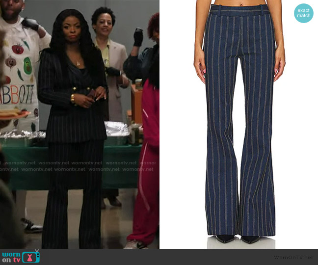 Smythe Bootcut Pant worn by Ava Coleman (Janelle James) on Abbott Elementary