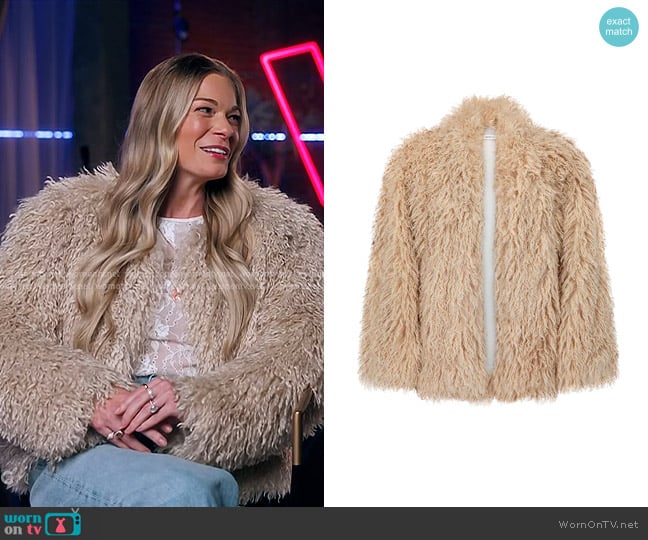 Spell Cloud Nine Jacket in Buttercream worn by LeAnn Rimes on The Voice