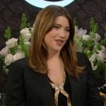 Steffy’s black blazer on The Bold and the Beautiful