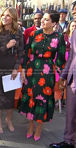 Suleika Jaouad’s green floral dress on Today