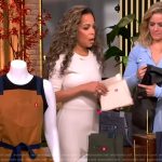 Sunny’s white midi dress on The View