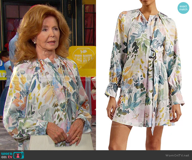 Ted Baker Amasya Floral Mini Dress worn by Maggie Horton (Suzanne Rogers) on Days of our Lives