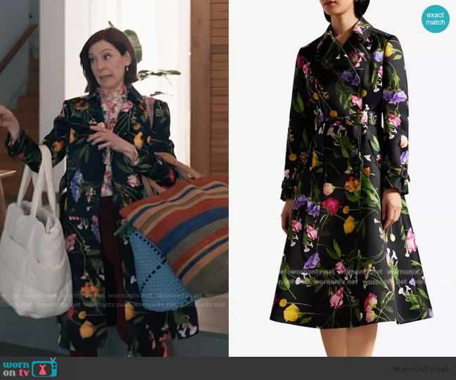 Ted Baker Double-Breasted Trench Coat worn by Elsbeth Tascioni (Carrie Preston) on Elsbeth