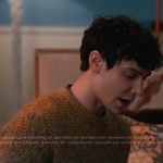 Teddy’s distressed knit sweater on Elsbeth