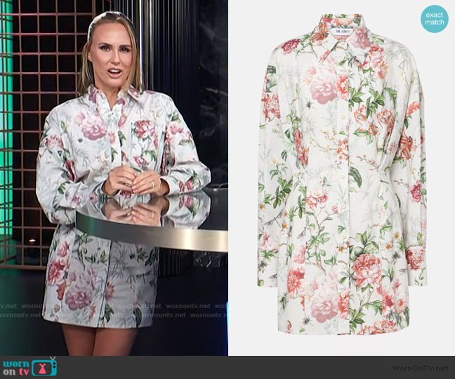 The Attico Button Down Shirt worn by Keltie Knight on E! News