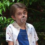 Thomas’s white embroidered shirt on Days of our Lives