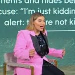 Tiffany Baira’s pink blazer on Tamron Hall Show