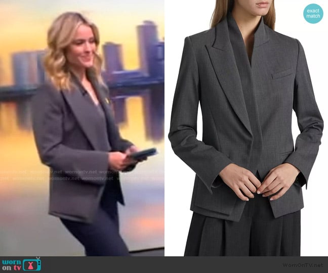 TWP Micks Wife Wool Blazer worn by Sara Haines on The View