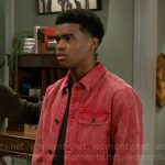 Tyrell’s red corduroy jacket on Beyond the Gates