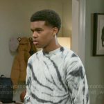Tyrell’s tie dye sweater on Beyond the Gates