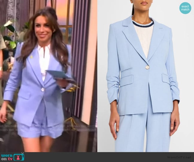 Veronica Beard Battista Dickey canvas jacket worn by Alyssa Farah Griffin on The View
