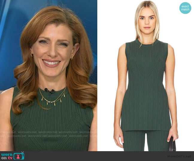 Veronica Beard Semma Sweater Top worn by Julia Boorstin on NBC News Daily