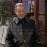 Victor’s leather jacket on The Young and the Restless