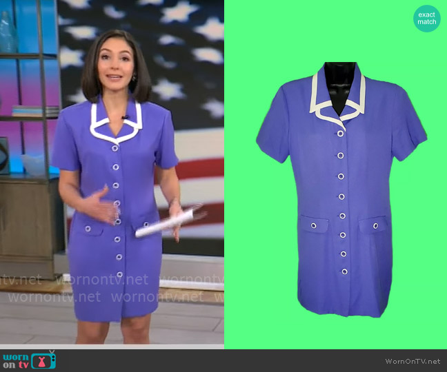 Scarlett International Vintage Dress worn by Ali Bauman on CBS Mornings