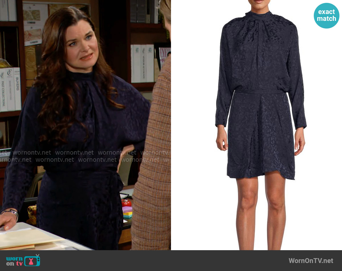 Zadig & Voltaire Ritas Dress worn by Katie Logan (Heather Tom) on The Bold and the Beautiful