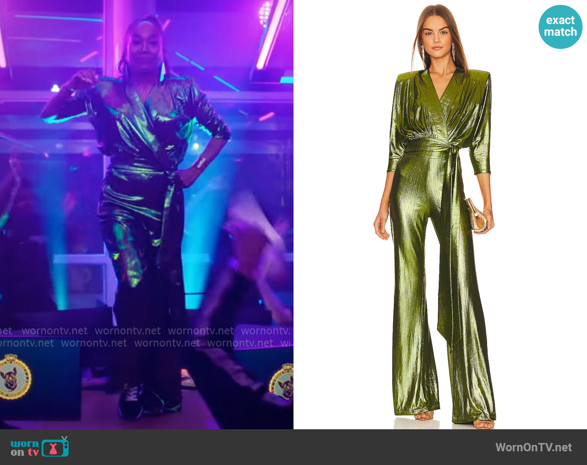 Zhivago Picture This Jumpsuit in Apple worn by Amanda Wagner (Sonja Sohn) on Will Trent