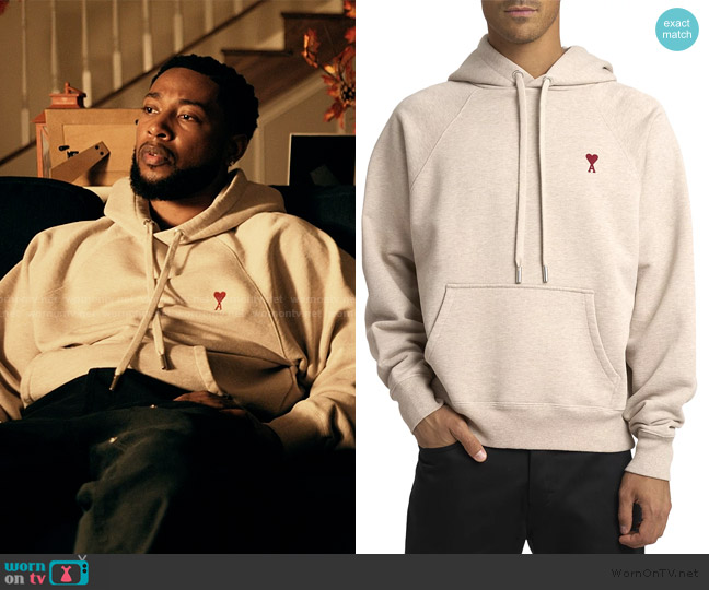 Ami ADC Pullover Hoodie worn by Emmett (Jacob Latimore) on The Chi