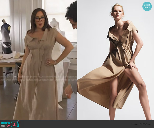 Gap Poplin Maxi Shirtdress worn by Savannah Sellers on NBC News Daily