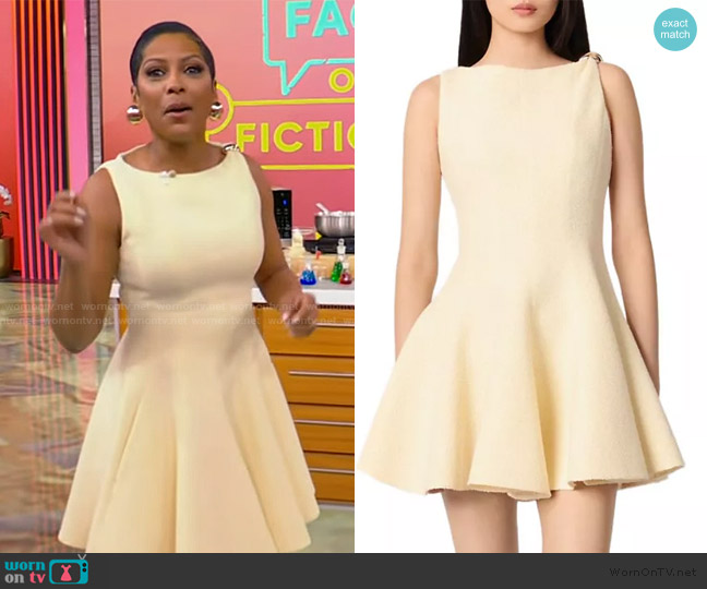 Maje Mini Tweed Dress worn by Tamron Hall on Tamron Hall Show