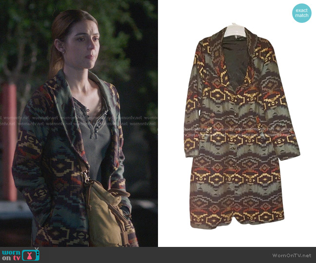 Outback Trading Company Print Jacket worn by Jules Millin (Adelaide Kane) on Greys Anatomy