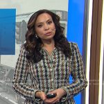 Adelle’s houndstooth jacket on Today
