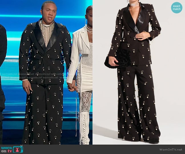 Akira Do as I Please Trinket Blazer worn by Bryson Battle on The Voice