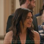 Amelia’s green halter neck dress on Greys Anatomy