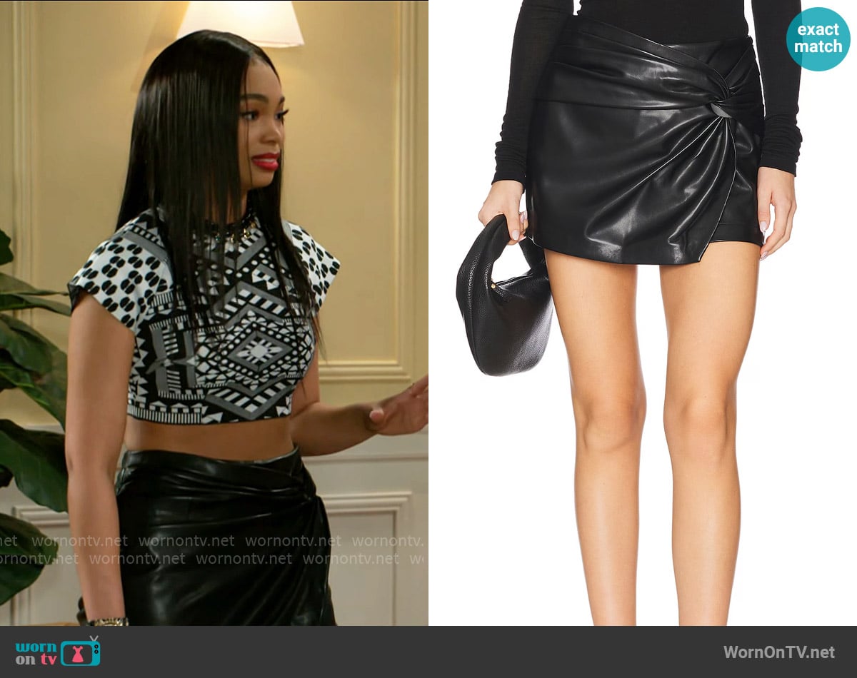 ASTR The Label Neriah Skort worn by Chelsea Hamilton (RhonniRose Mantilla) on Beyond the Gates