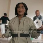 Athena’s peplum bomber jacket on 9-1-1