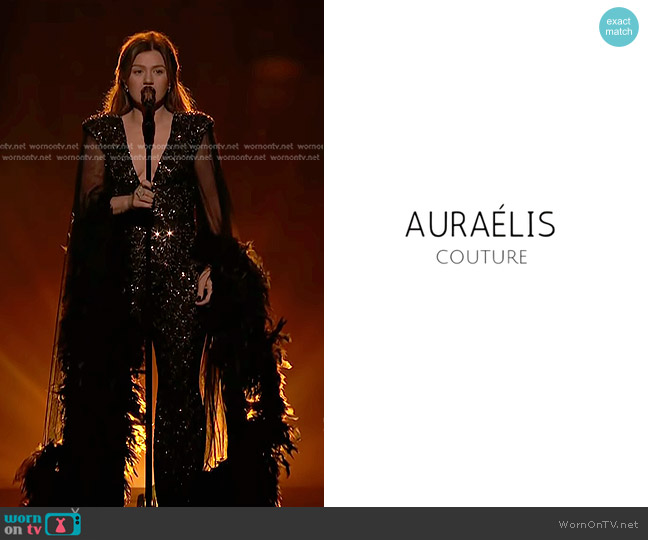 Auraelis Couture custom made worn by Kelly Clarkson on The Voice