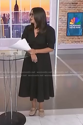 Savannah’s beige mesh flats on NBC News Daily