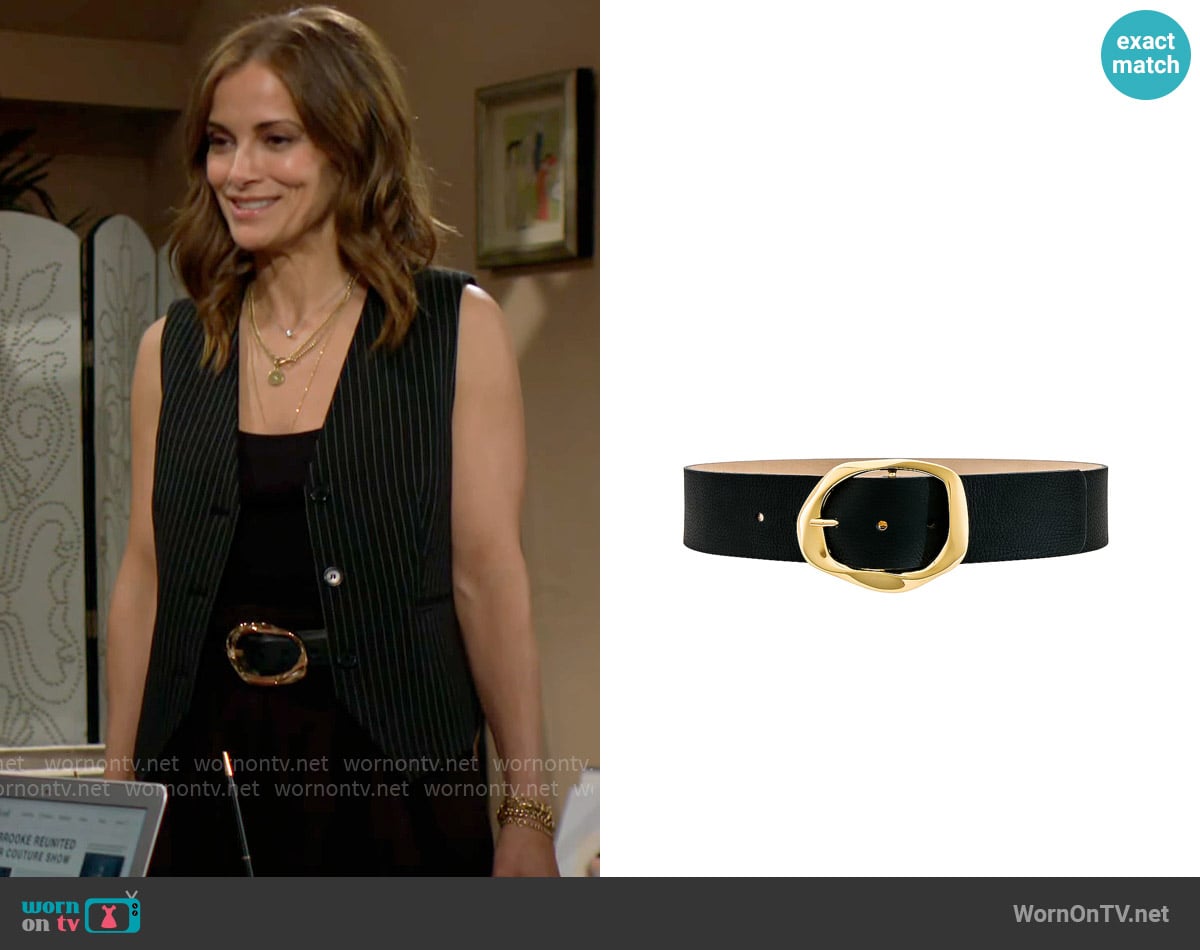 B-Low the Belt Edmond Waist Belt worn by Taylor Hayes (Rebecca Budig) on The Bold and the Beautiful