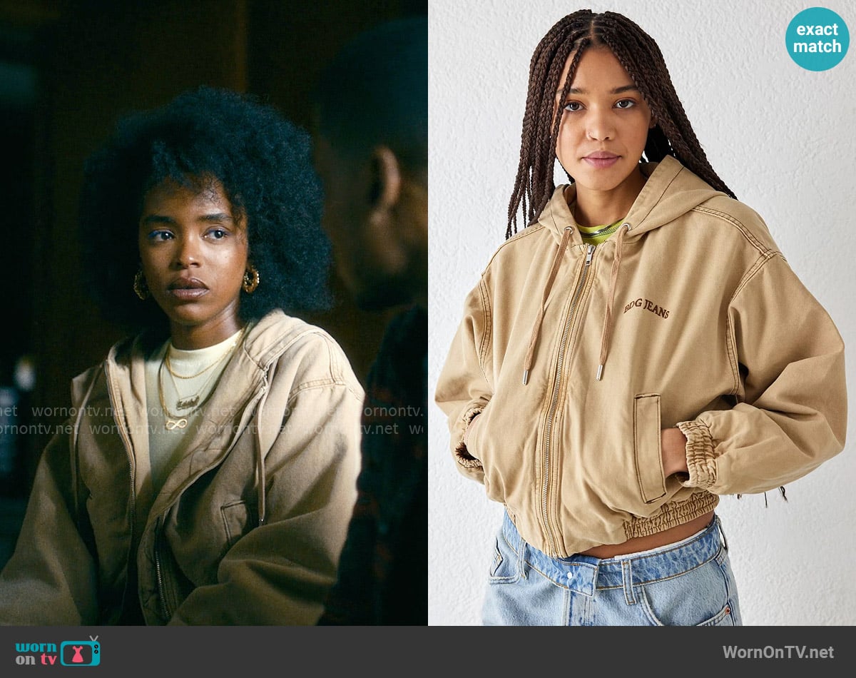 BDG Daria Cropped Canvas Jacket worn by Keisha Clark (Lovie Simone) on Forever