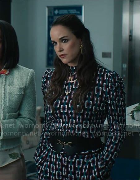 Birdie’s chain print top and pants set on Grosse Pointe Garden Society