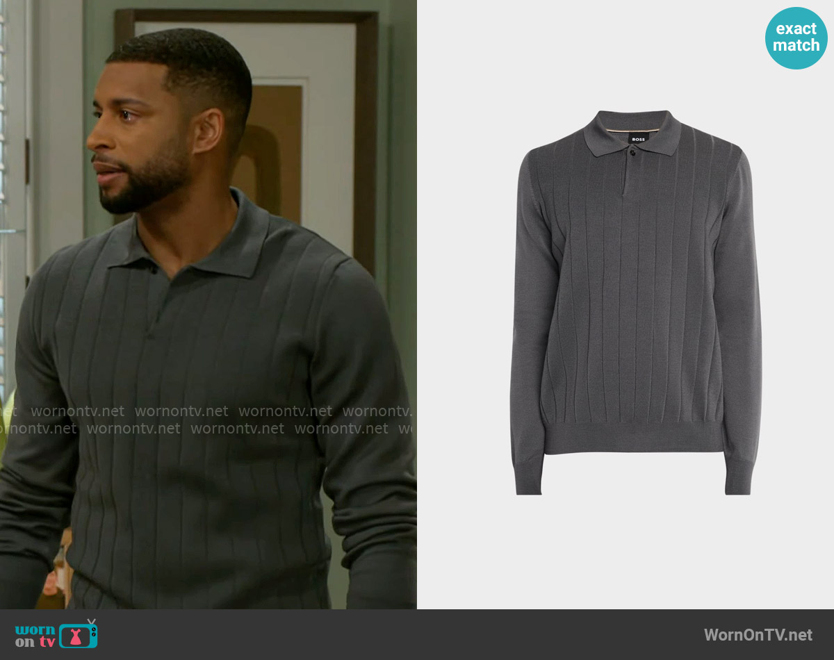 BOSS Beduardo Sweater worn by Martin Richardson (Brandon Claybon) on Beyond the Gates