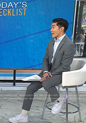 Brian Cheung’s white sneakers on Today