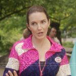 Charlotte’s colorblock lace jacket on And Just Like That