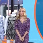 Chassie’s floral blouse and flare pants on Today